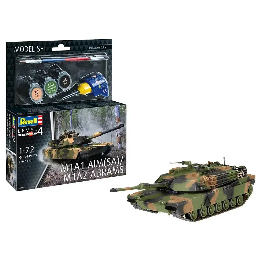 1/72 M1A1 AIM(SA)/ M1A2 Abrams Model Set - Hobbies