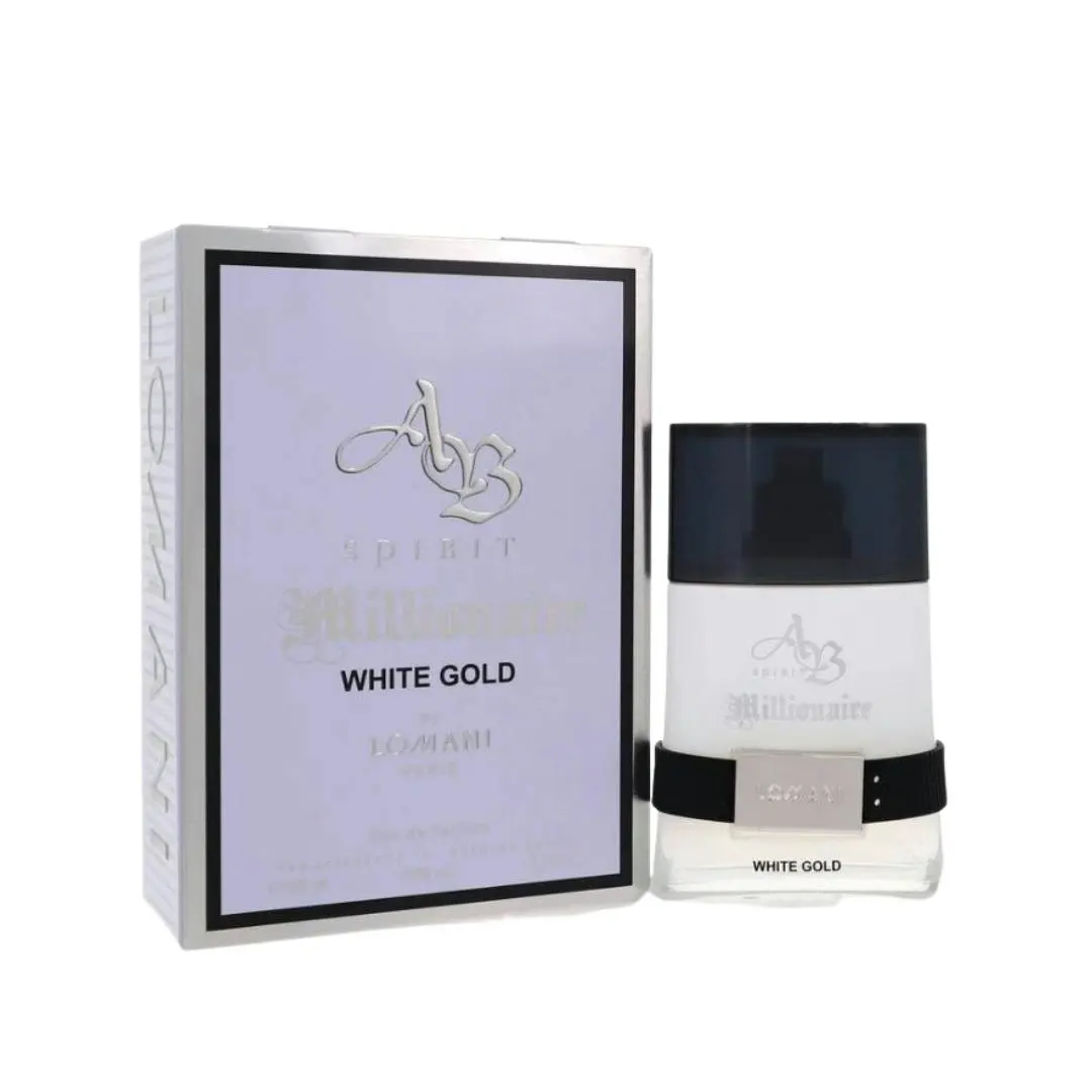AB Spirit Millionaire White Gold by Lomani EDP Spray 100ml - Beauty