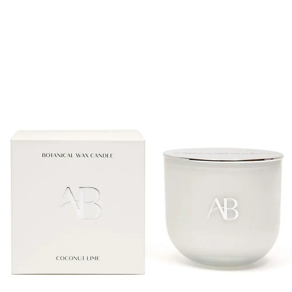 Aromabotanical 340g Scented Wax Candle Home Decor Room Fragrance Coconut Lime - Home & Garden