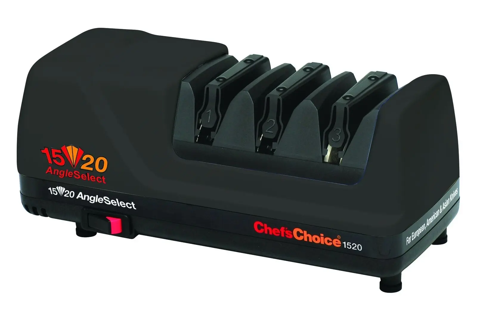 CHEF'S CHOICE BLACK DIAMOND HONE ANGLESELECT ELECTRIC KNIFE SHARPENER MODEL 1520 - Home & Garden