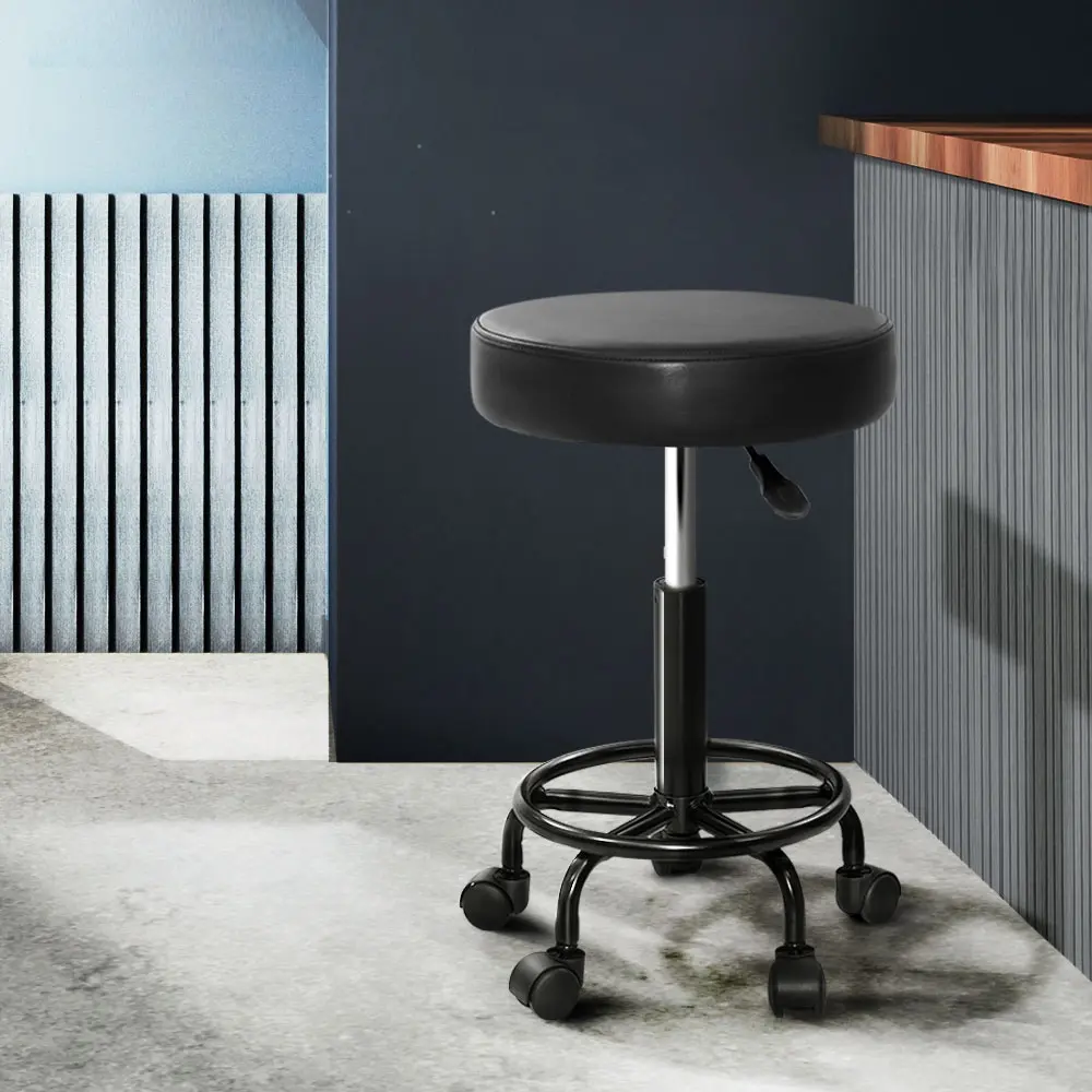 Artiss Salon Stool Round Swivel Chair - Commercial