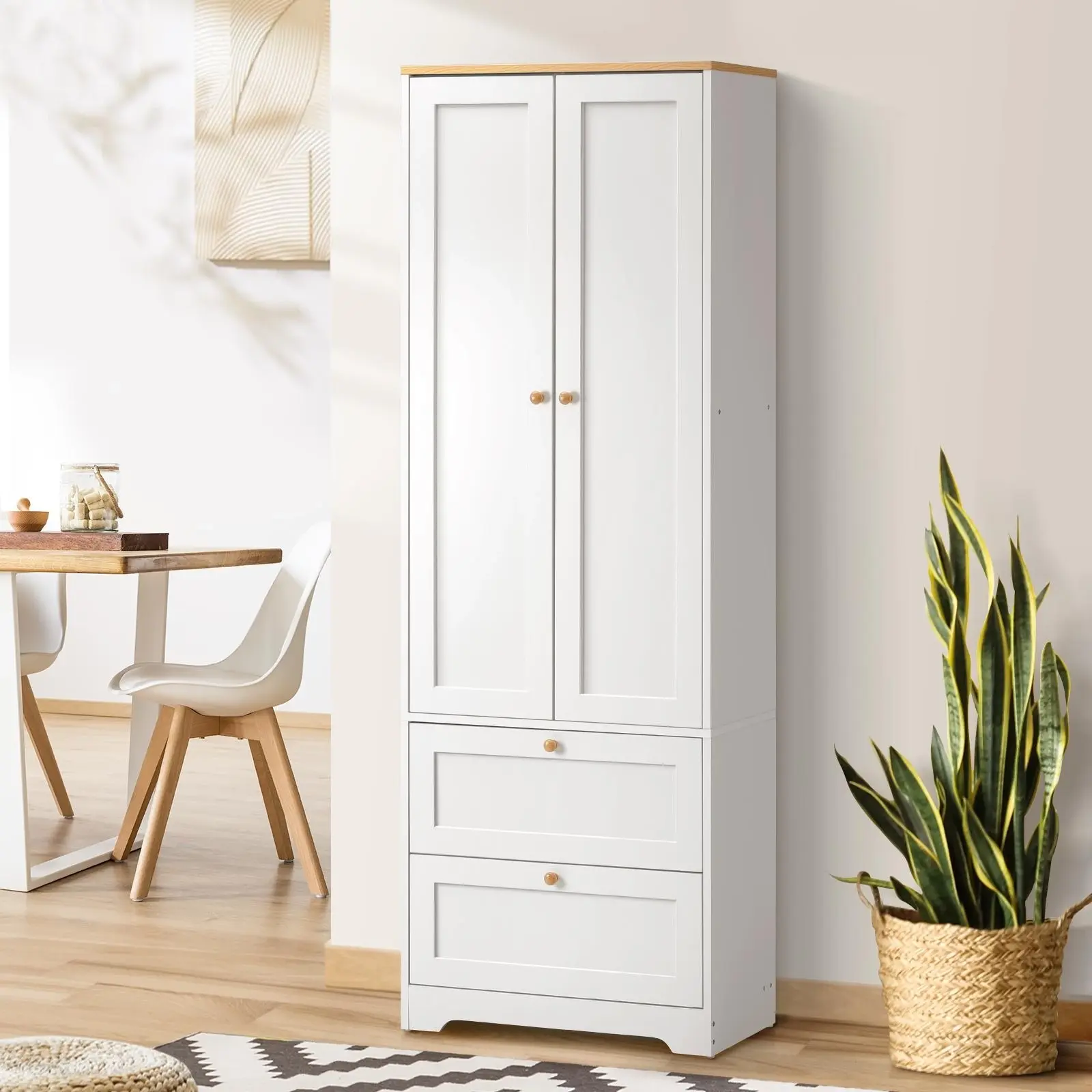 Oikiture Buffet Sideboard Storage Cabinet Kitchen Cupboard Wardrobe Shelf Drawer - Afterpay Day