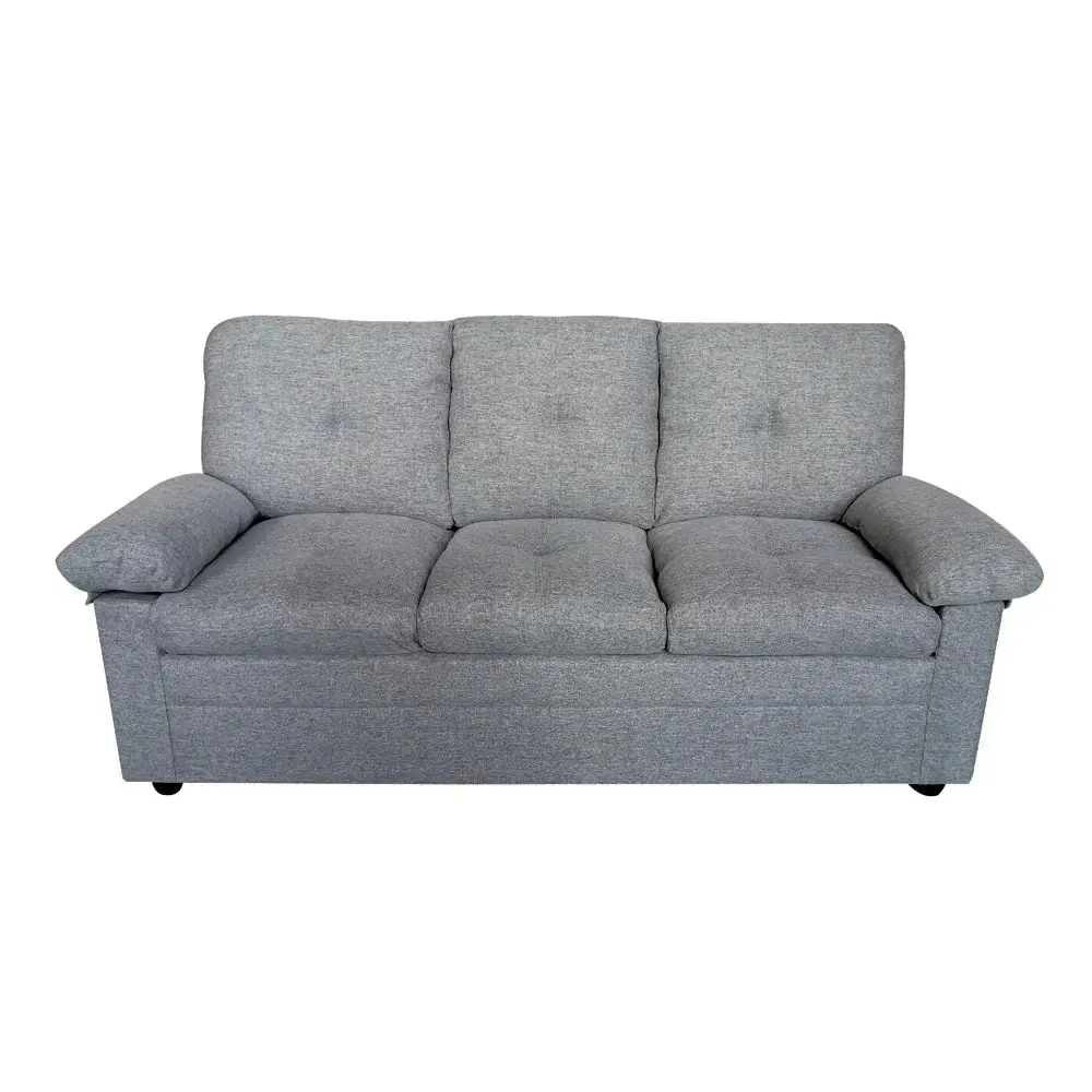 Foret Grey 3 Seater Sofa Sectional Lounge Couch Furniture Modern