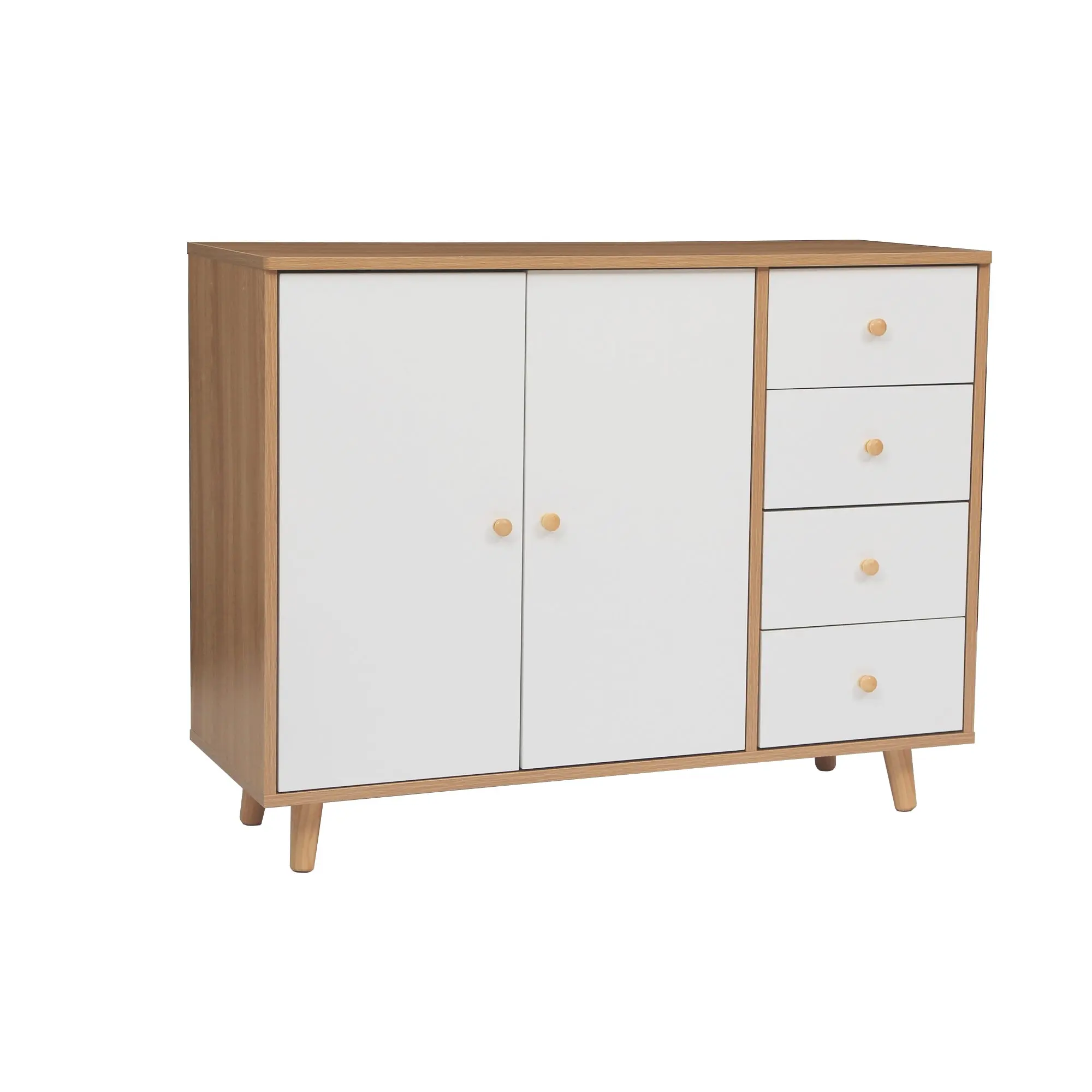 Foret Multifunction Cabinet Buffet Hallway Sideboard Footwear Shoe Storage Doors - Home & Garden