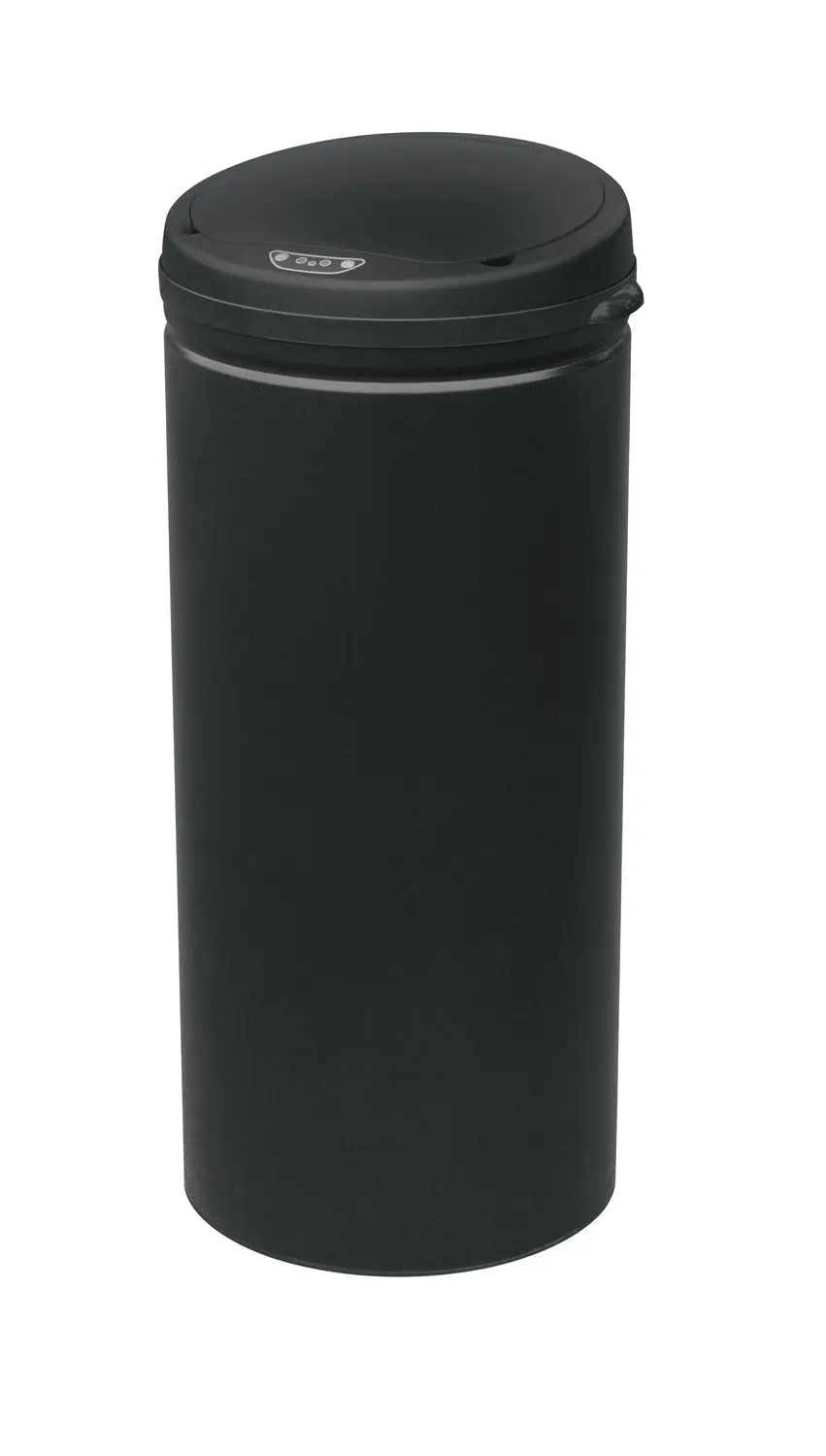 Salesbay Sensor Bin 50l Black Stainless Steel Rubbish Bin Motion Automatic - Home & Garden