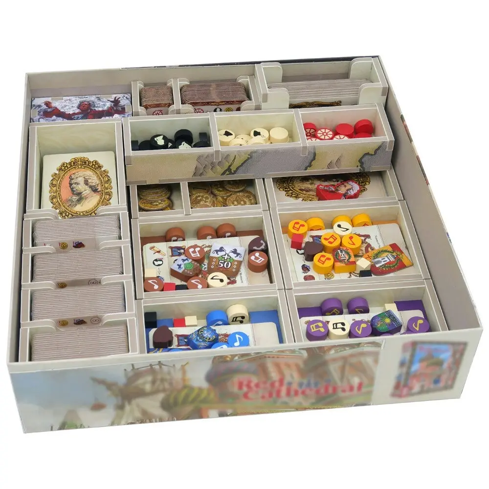 Folded Space Game Inserts Divider Tray Boardgame Organiser For Lacrimosa - Toys & Games
