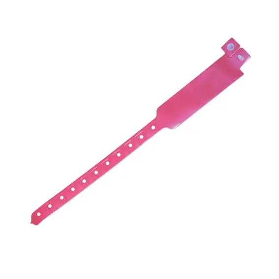 Livingstone Personal Identification ID Bands Pedia with Name Card Pink 100 Box - Commercial