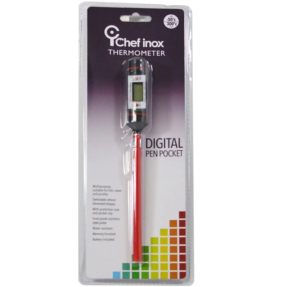 CHEF INOX DIGITAL PEN POCKET THERMOMETER - Home & Garden