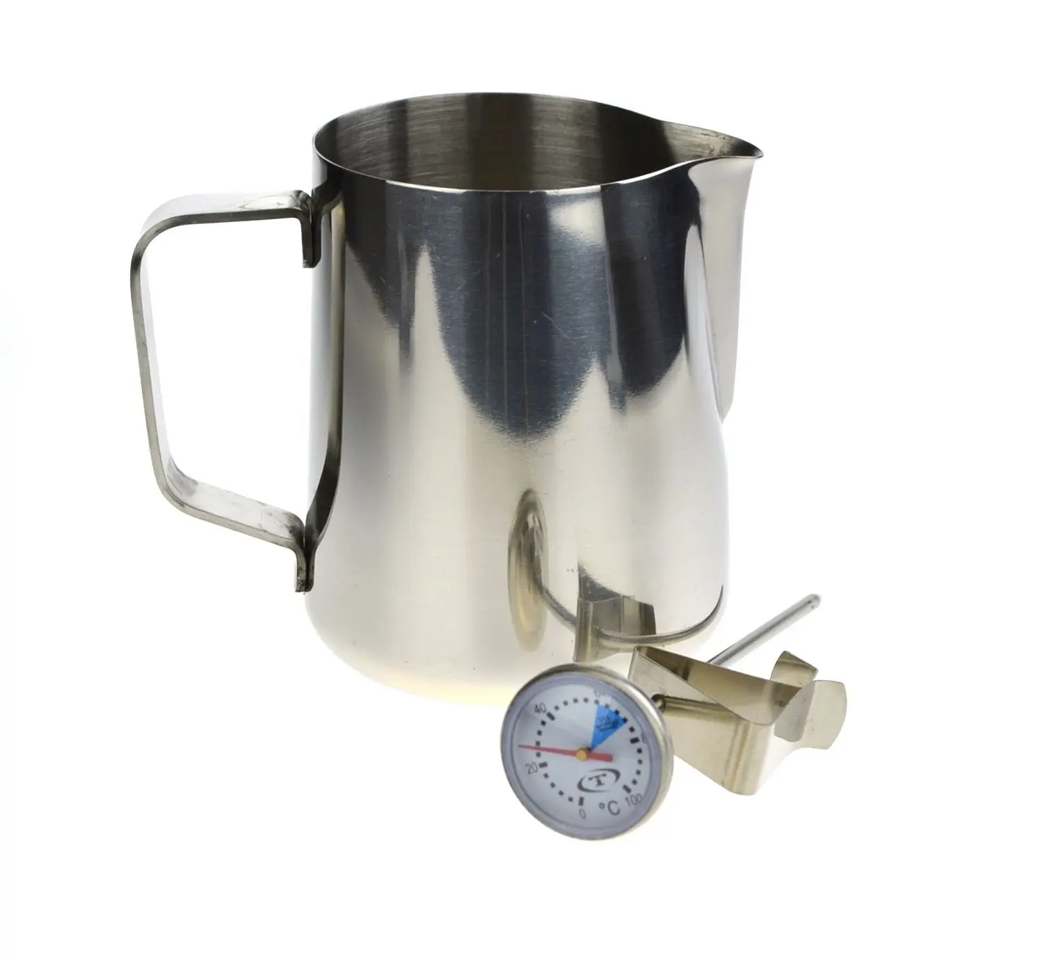 CATERCHEF 600ml MILK JUG AND THERMOMETER SET - Home & Garden