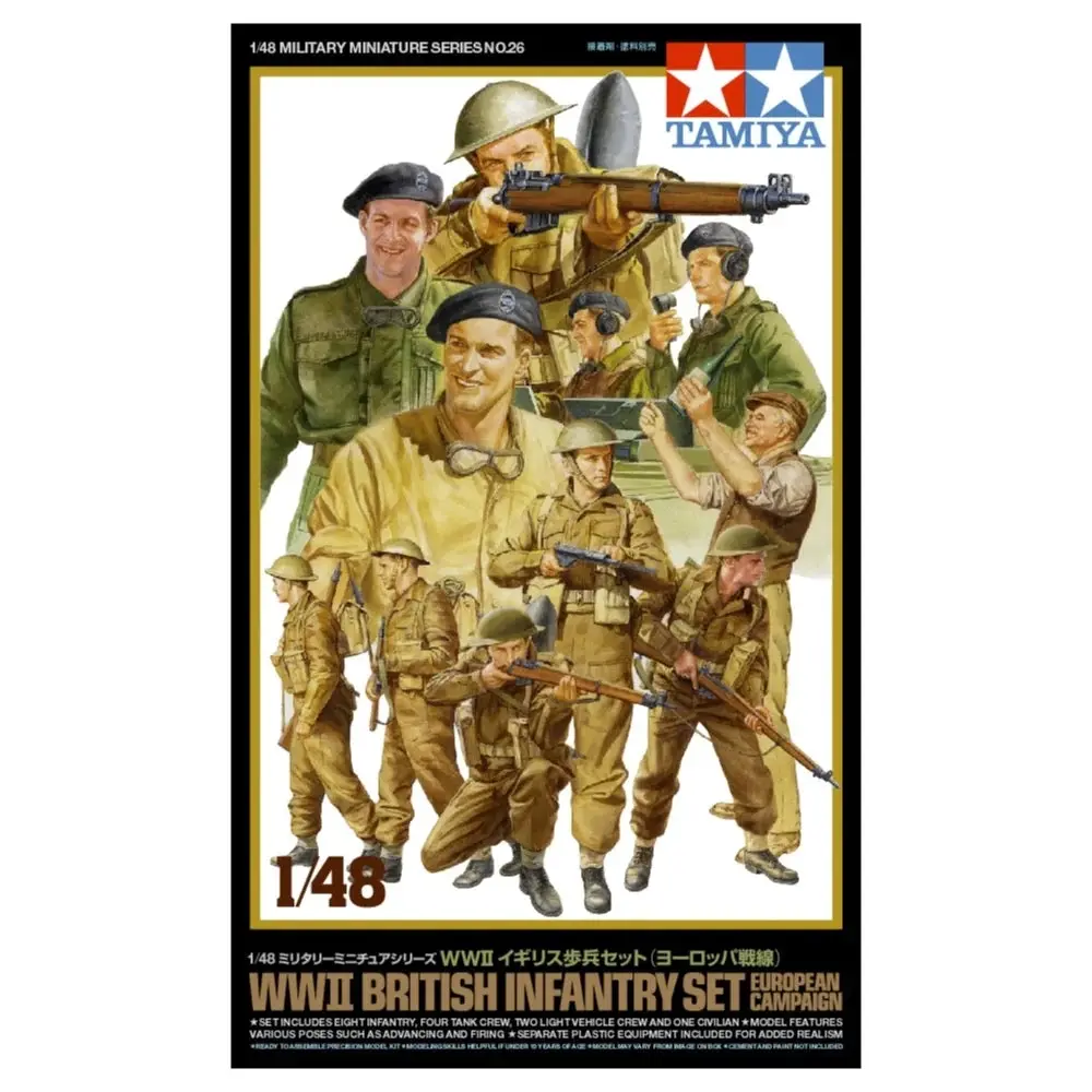148 WWII British Infantry Set European Campaign - Hobbies