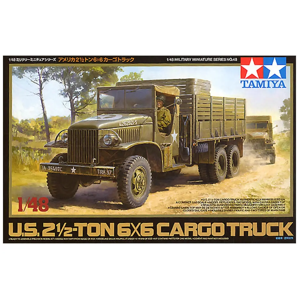 1/48 US 2.5Ton 6x6 Cargo Truck - Hobbies