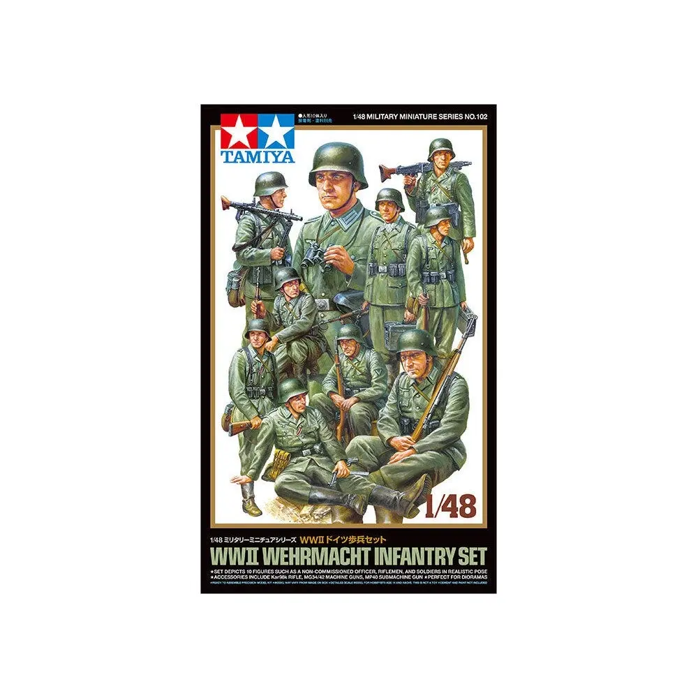 1/48 WWII Wehrmacht Infantry Set - Hobbies
