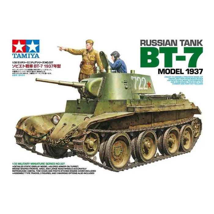 1/35 Russian Tank BT7 Model 1937 - Hobbies