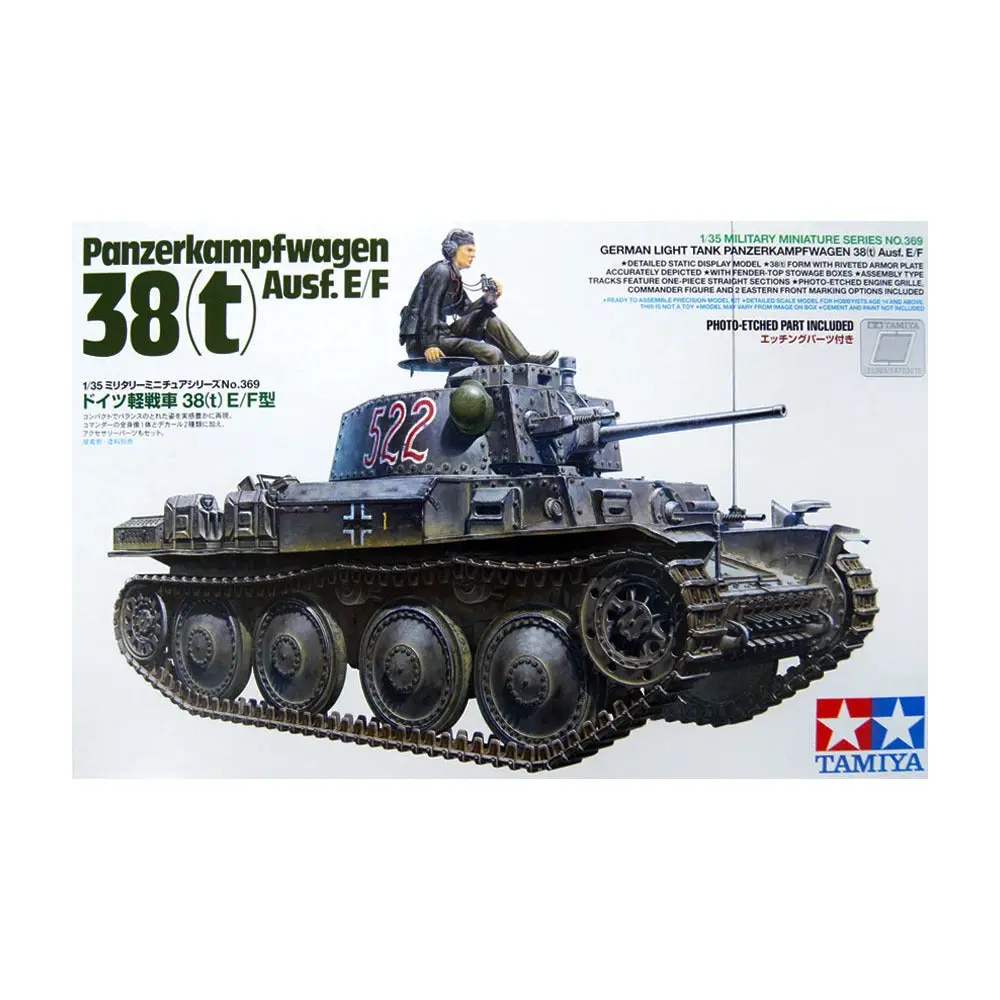 1/35 German Tank Panzerkampfwagen 38(t) Ausf. E/F NEW TOOLING - Hobbies