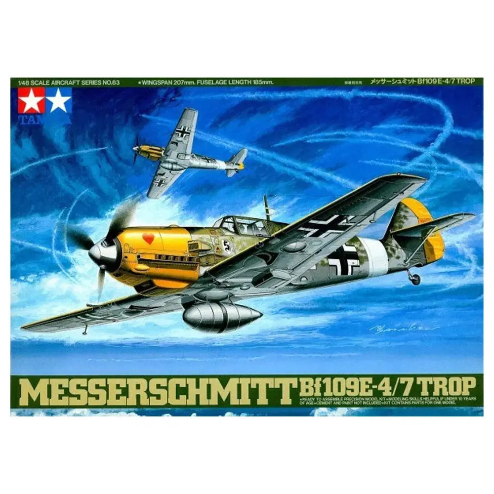 1/48 Messerschmitt Bf 109E4/7 Trop - Hobbies