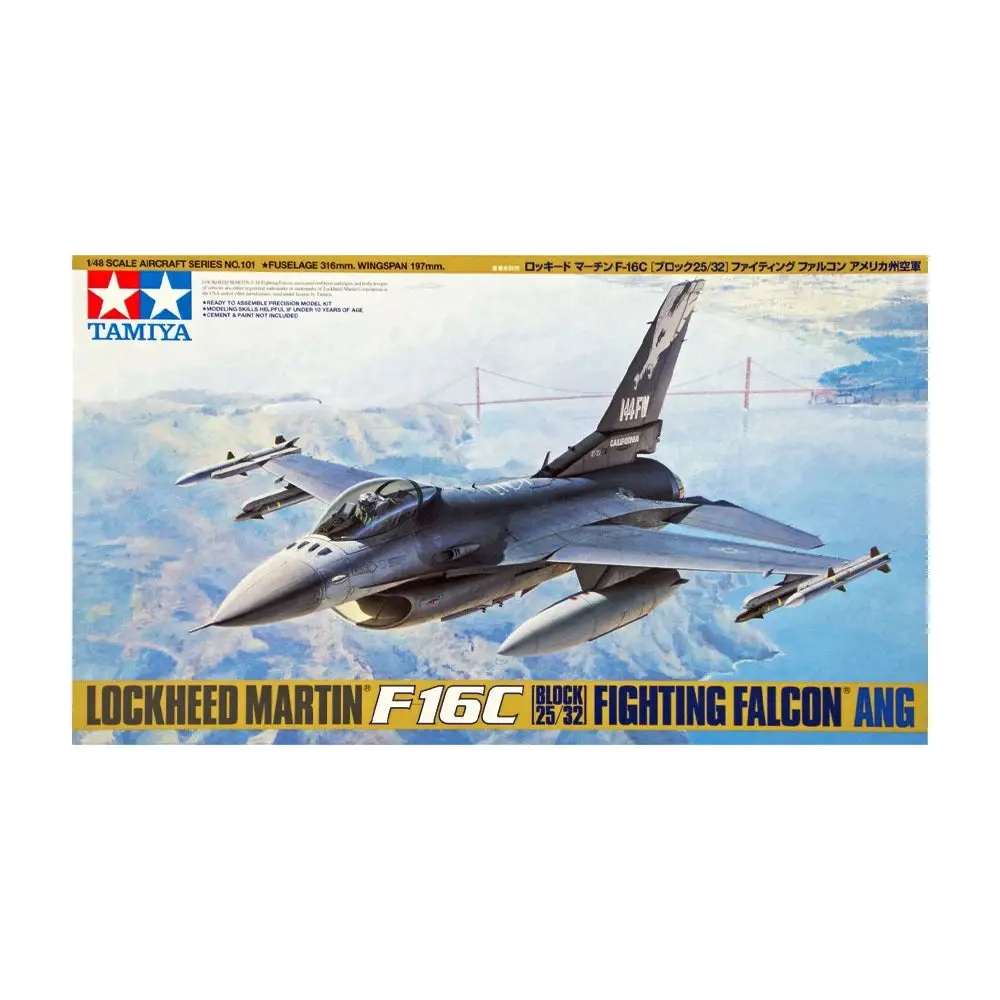 1/48 Lockheed Martin F16C (Block 25/32) Fighting Falcon ANG - Hobbies