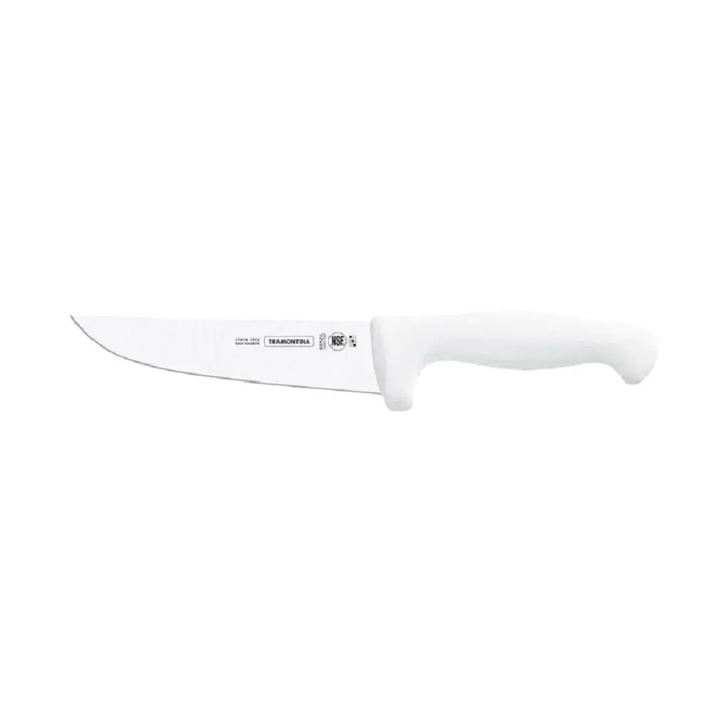 TRAMONTINA PROFESSIONAL MASTER MEAT BUTCHERS KNIFE - WHITE - 25cm 10"