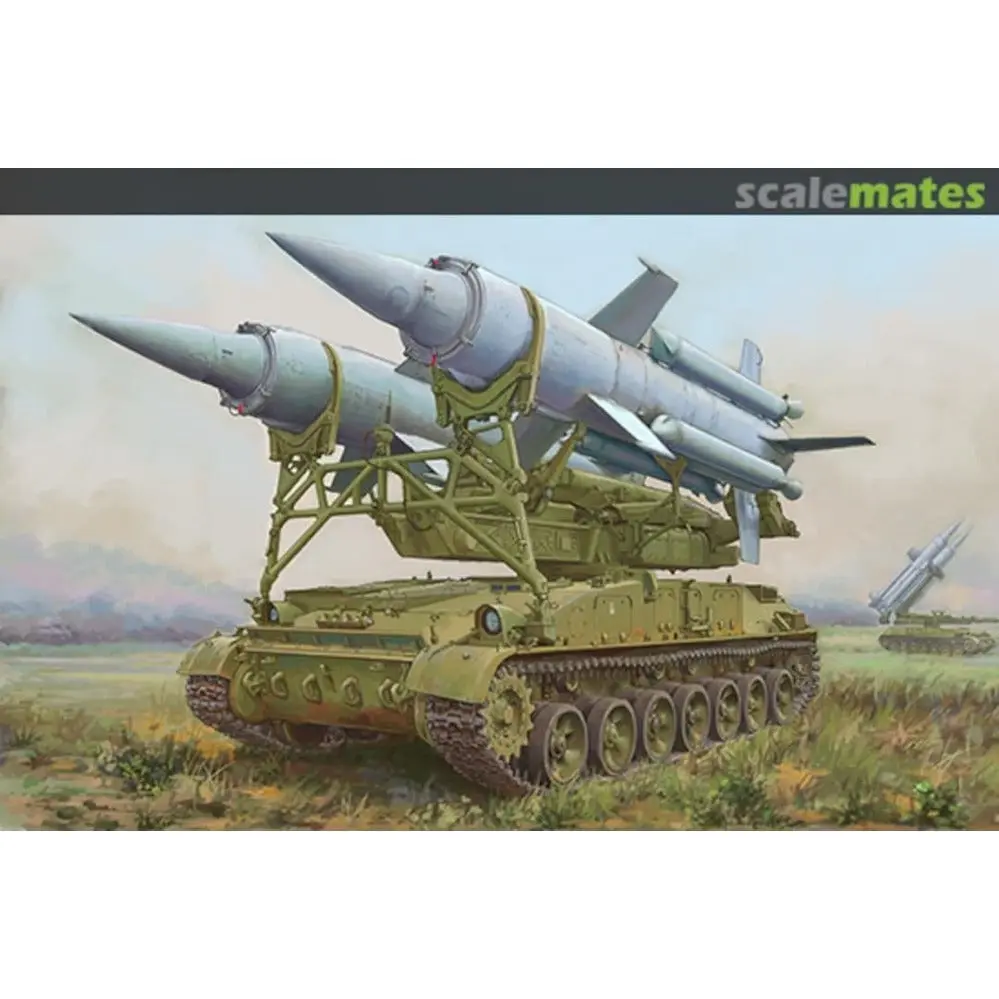 07178 1/72 Soviet 2K11A TEL with 9M8M Missile KrugaSA4 Ganef Plastic Model Kit - Hobbies