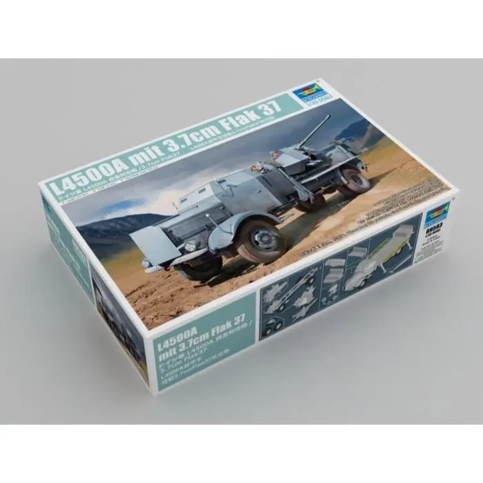 09593 1/35 L4500A mit 3.7cm Flak 37 Plastic Model Kit - Hobbies