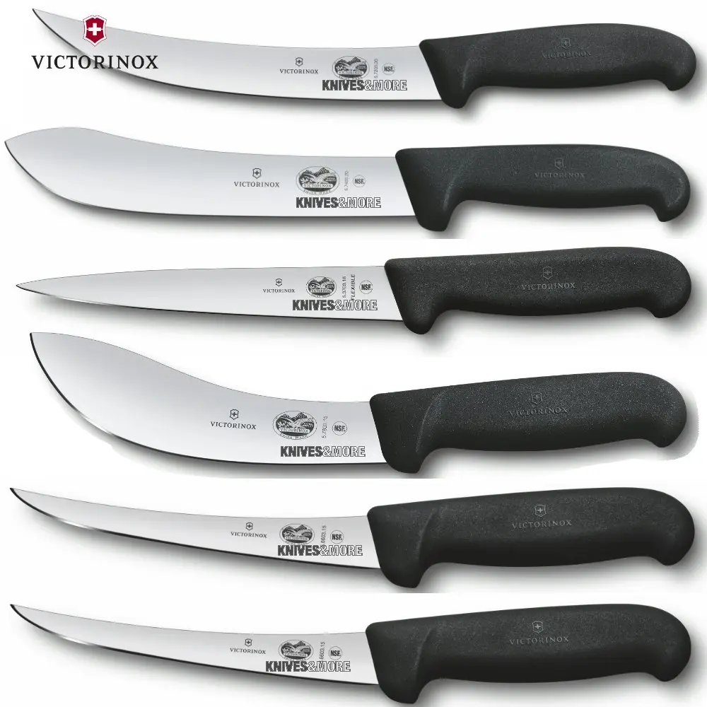 Victorinox 6 Piece Butcher Knife Set Filleting Skinning Boning Breaking | 6pc - Home & Garden