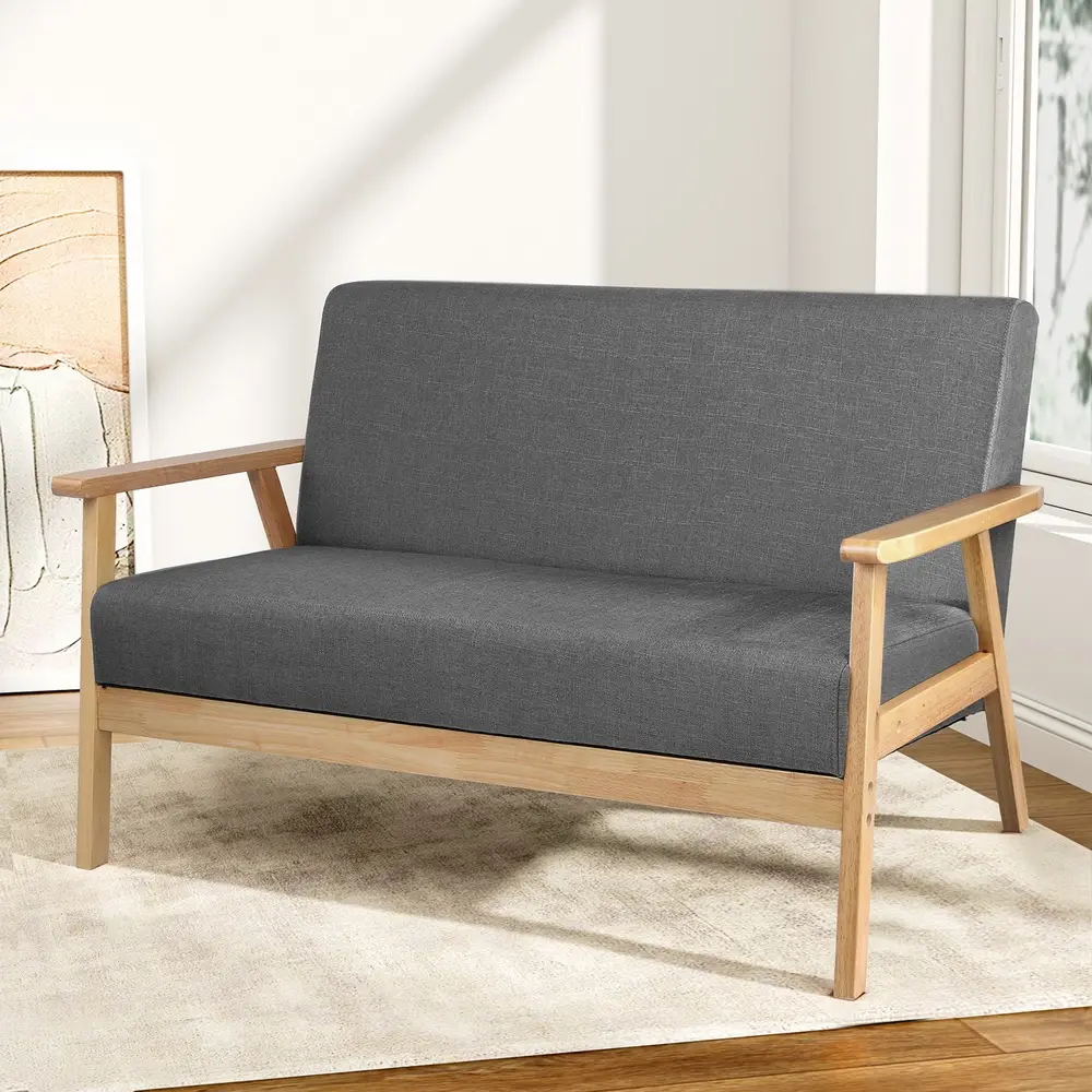 Artiss 2-Seater Sofa Armchair Skane