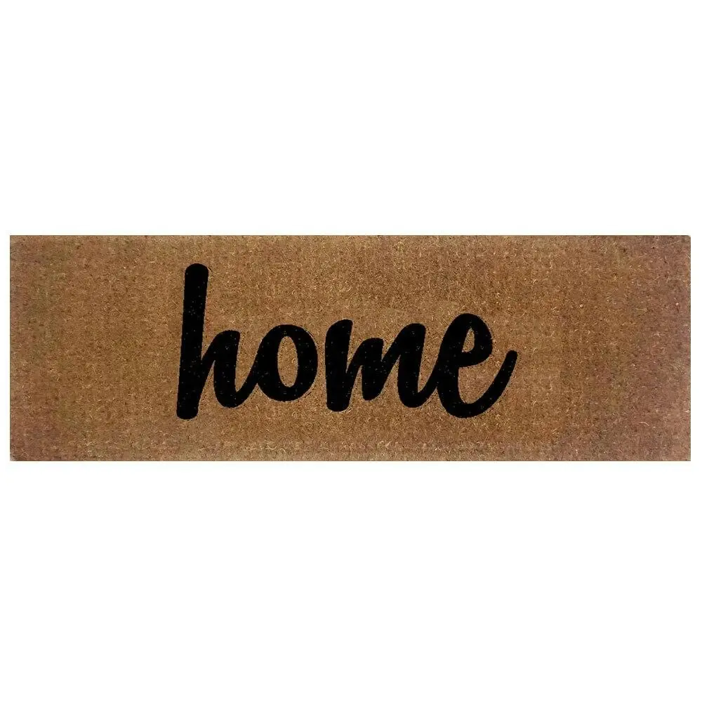 Solemate Premium Black home Mat 39x119cm Coconut Eco Friendly Fair Trade Black - Home & Garden