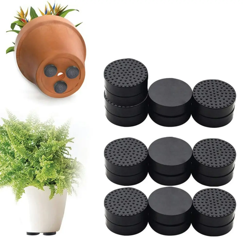 20Pcs Flower Pot Rubber Mat Invisible Pot Feet For Outdoor Plant Pots Flowers - Home & Garden
