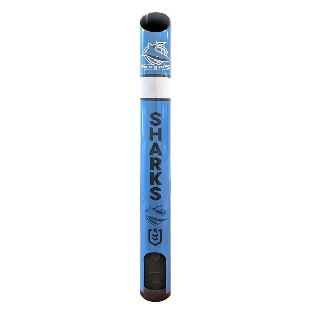 NRL Cronulla Sharks Can Stubby Holder Dispenser Storage Wall Mountable 92x9cm - Furniture