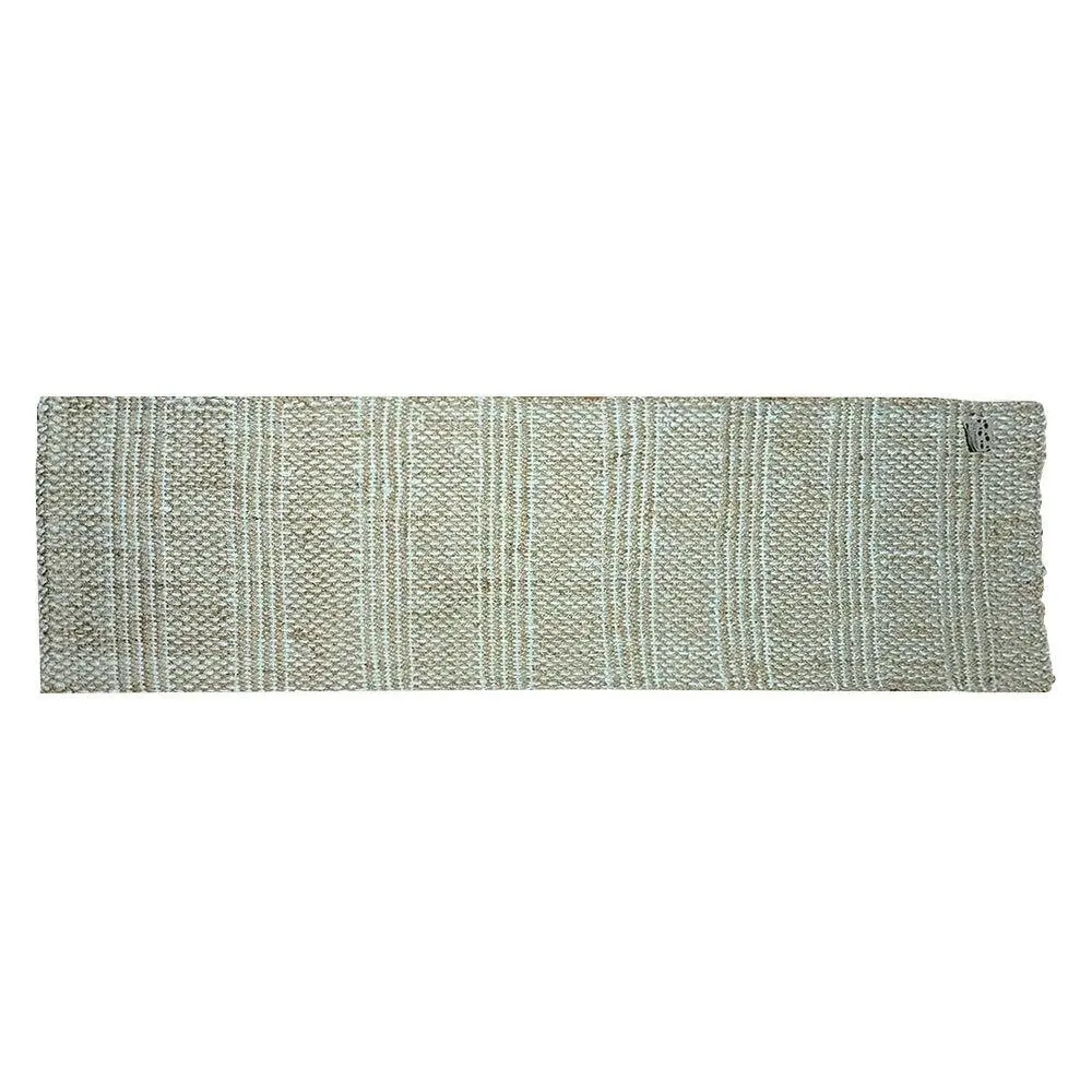 Solemate Jute, Stripes & Knots 80x300cm Stylish Outdoor Entrance Doormat - Home & Garden