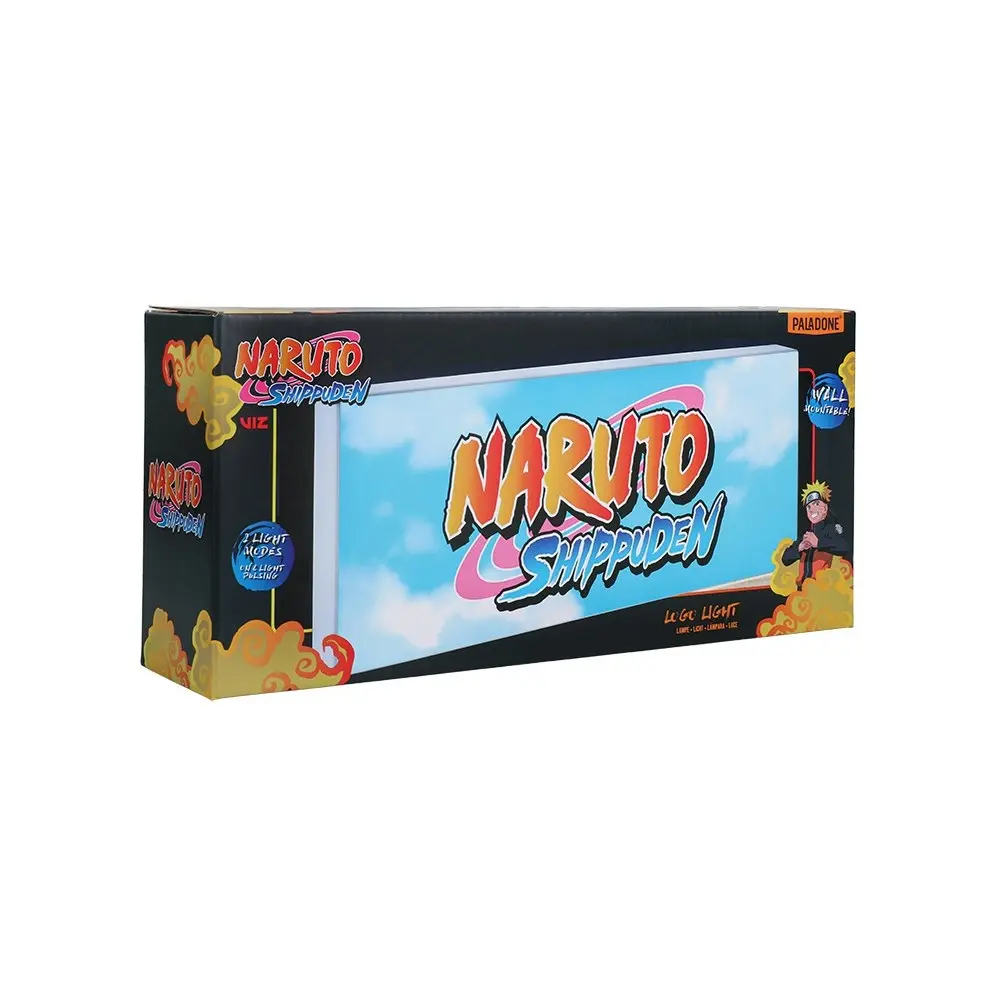 Naruto Logo Night Light Wall Mount/Freestanding Home/Bedroom Decor Lamp 30cm - Home & Garden
