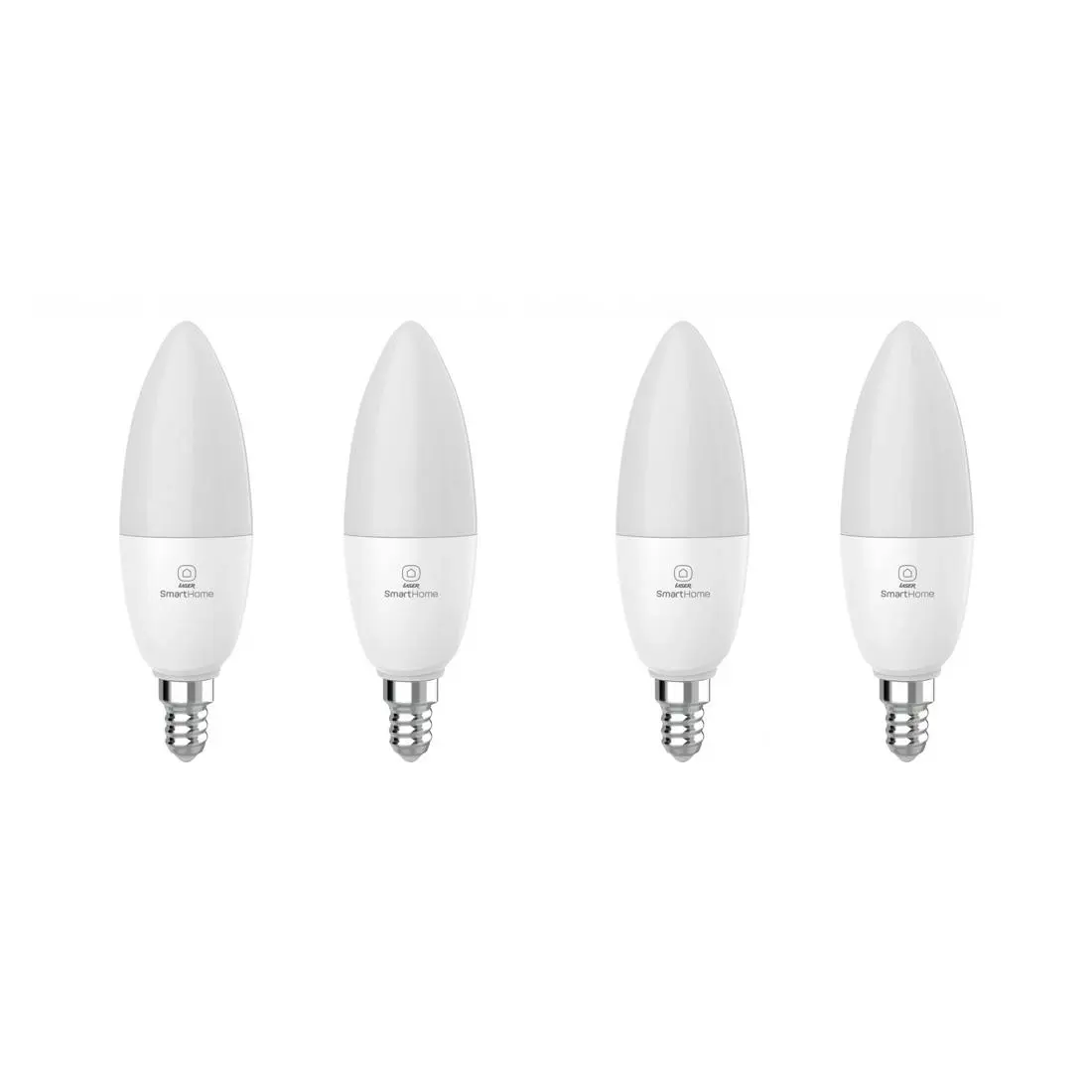 4x Laser 5W E14 Warm/Cool White Adjust Smart LED Light Bulb WiFi App Control - Home & Garden