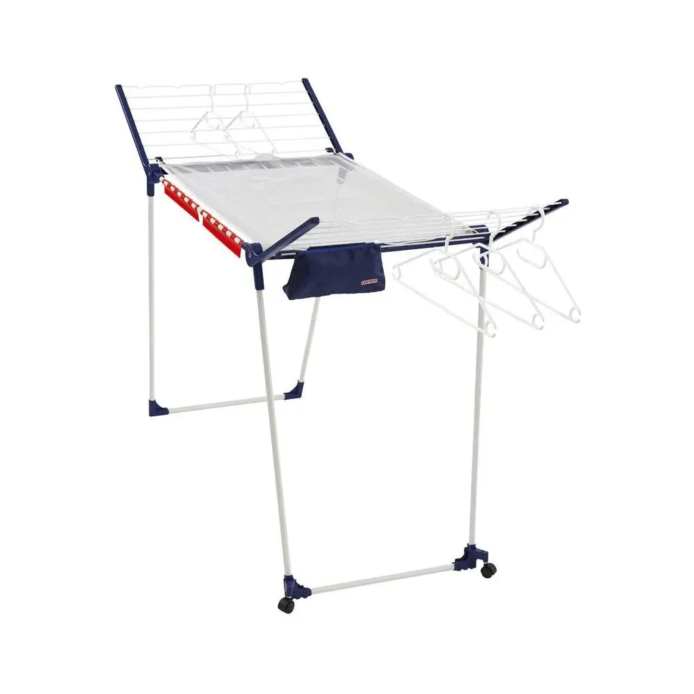 Leifheit Pegasus 200 Solid Deluxe Mobile Laundry Drying Rack Stand Indoor 20m - Home & Garden