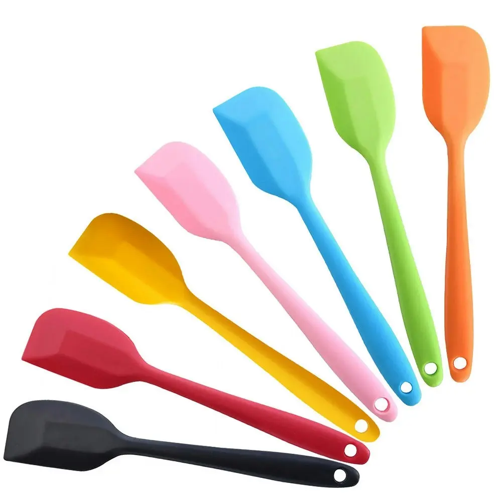 7pcs Kitchen Cream Butter Cake Spatula Mixing Batter Scraper Baking Tool - Home & Garden