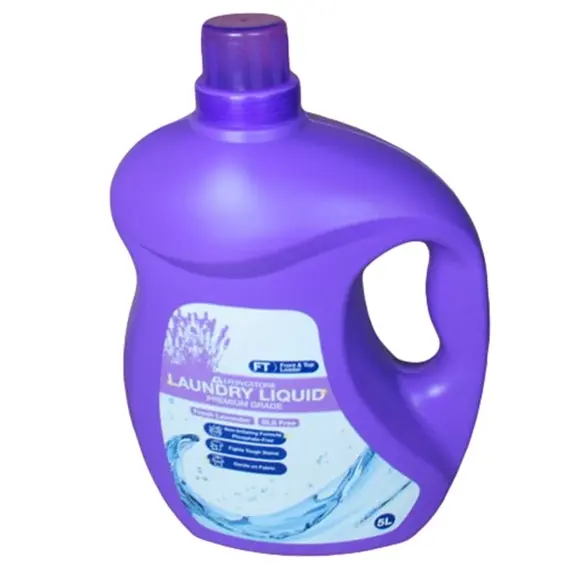 LivEco Premium Grade Laundry Liquid Detergent Fresh Lavender Scent 5L Bottle 3 Carton - Commercial