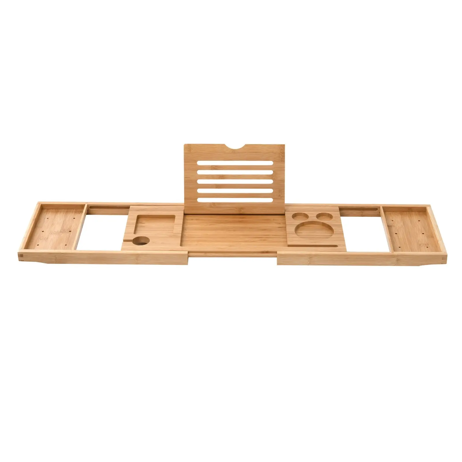 Cadence & Co. Bimini Luxe Bamboo Bath Caddy Natural - Home & Garden