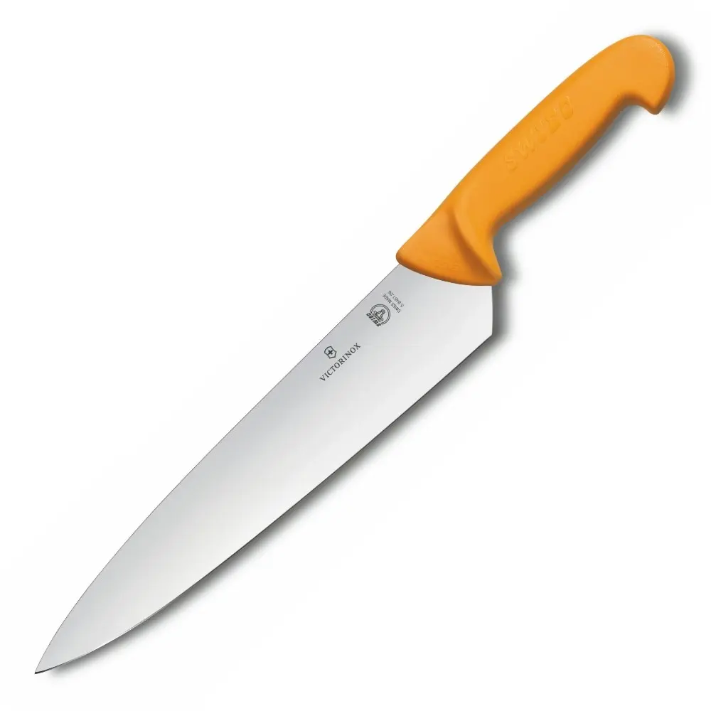 Victorinox Swibo 21cm Chefs Carving Knife Heavy Stiff Blade | Yellow 5.8451.21 - Home & Garden