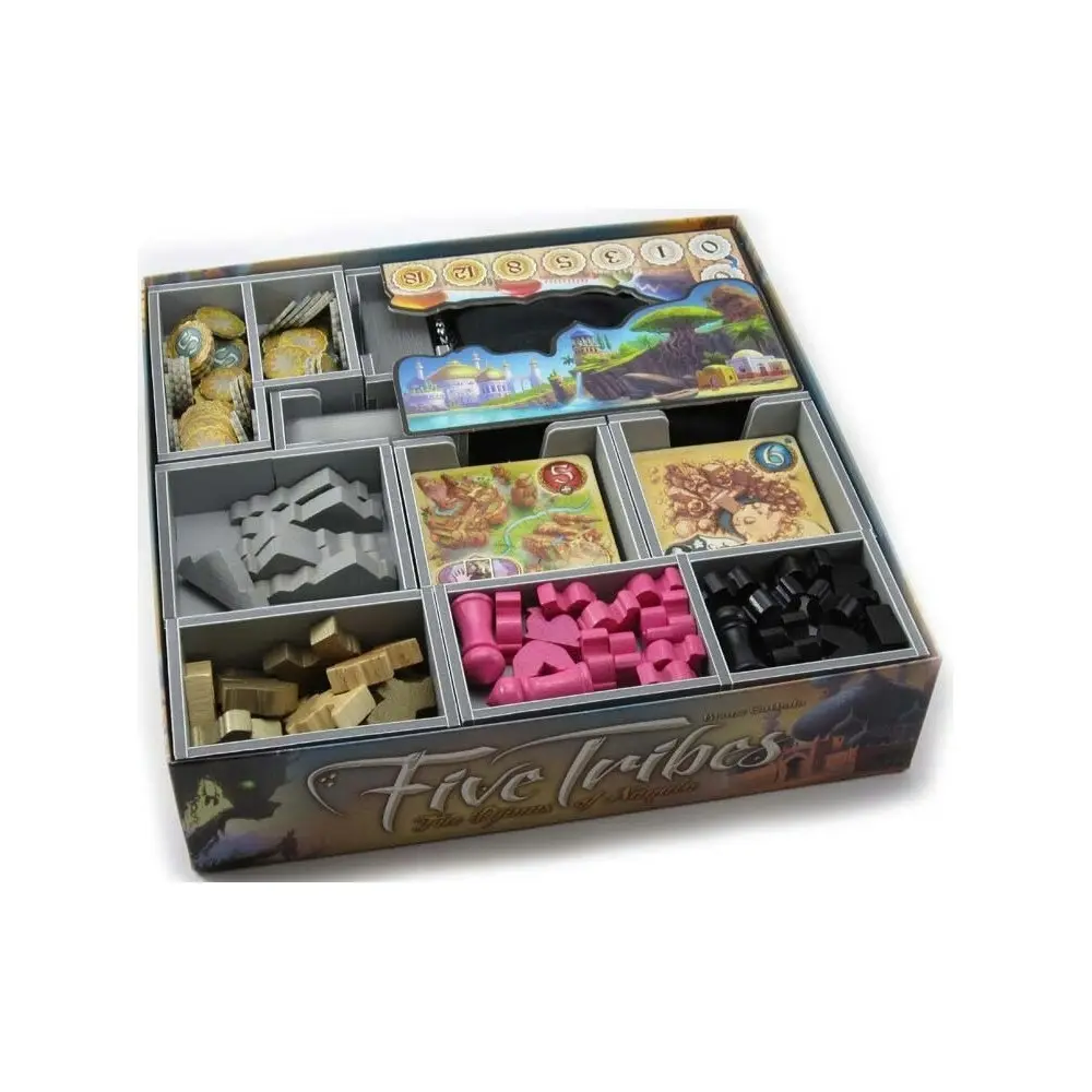 Folded Space Game Inserts Divider Tray Boardgame Organiser For Five Tribes - Toys & Games