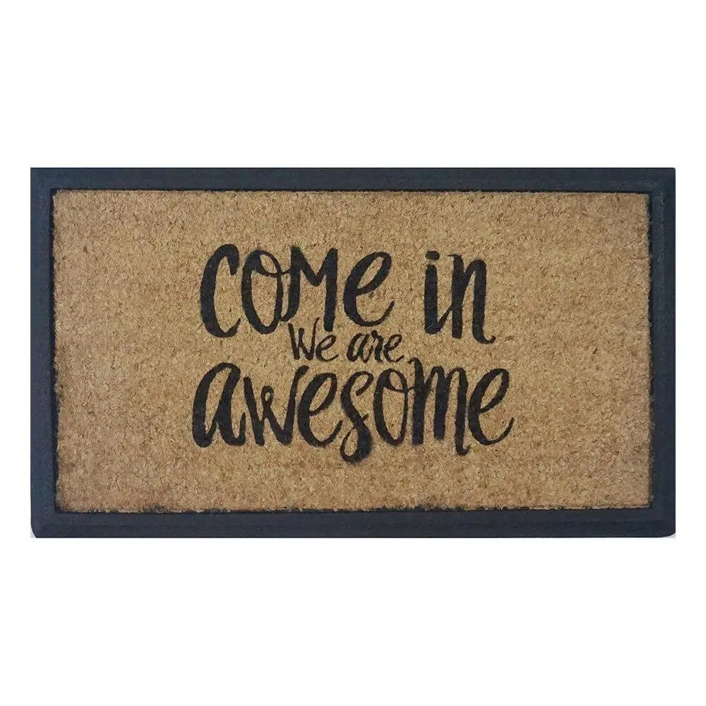 Solemate We are Awesome 40x70cm Themed Stylish Durable Outdoor Front Doormat - Home & Garden