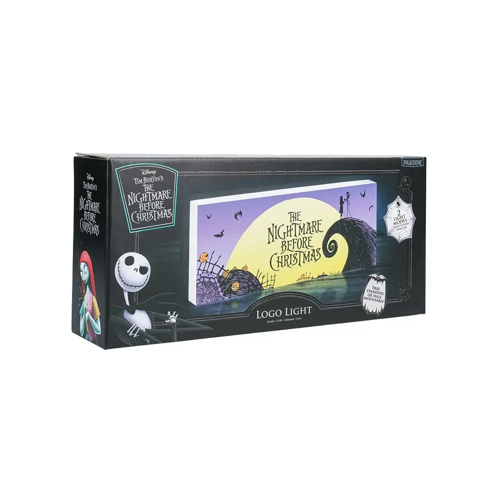 The Nightmare Before Christmas Logo Night Light Wall Mount/Freestanding Lamp - Home & Garden