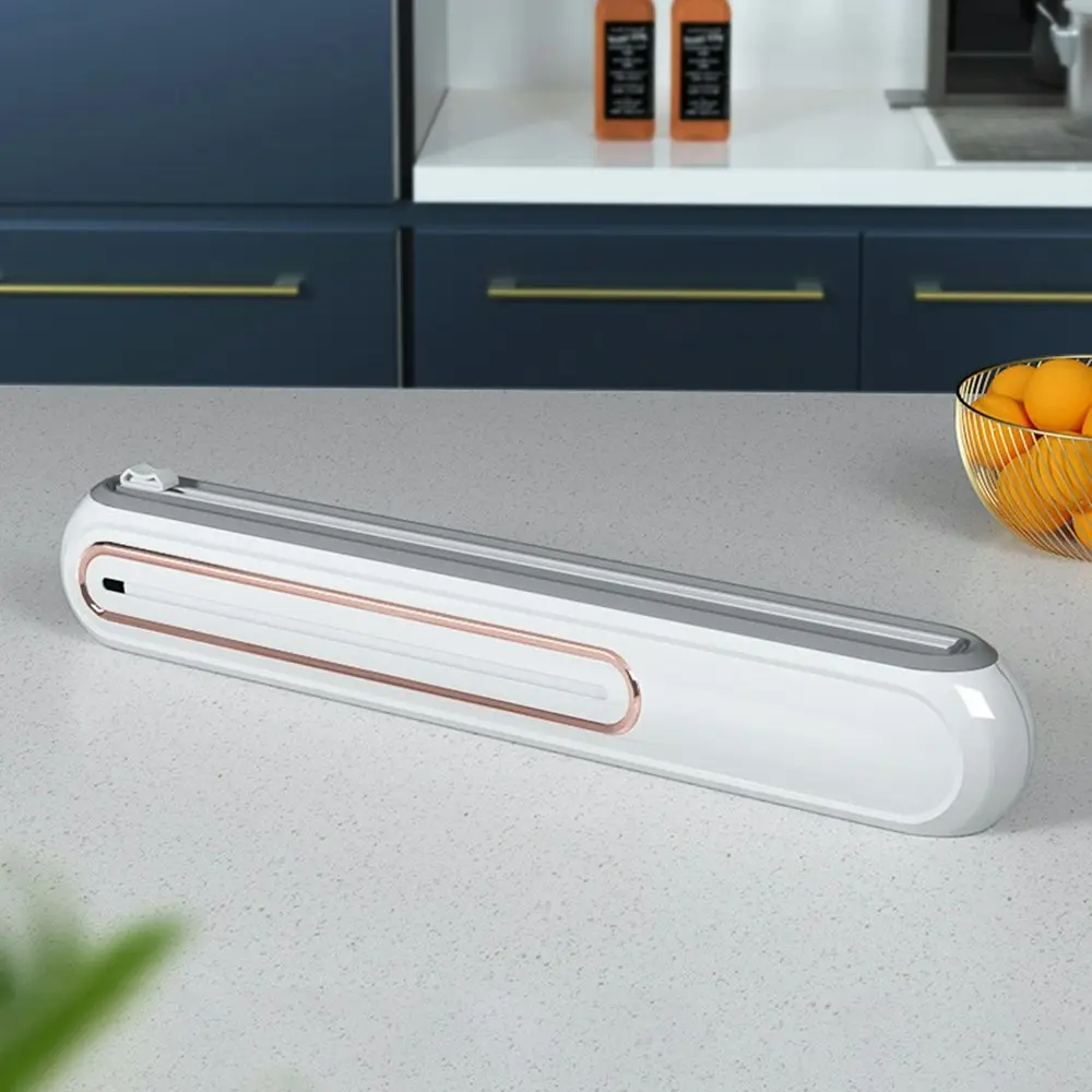 Fresh Film Cutter Suction Cup Type Wall Hanging Cutting Box Kitchen Divider - Home & Garden