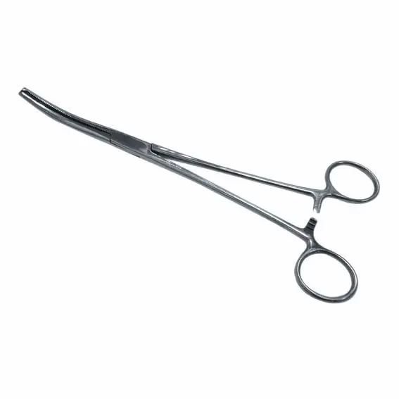 Livingstone Kocher Haemostatic Artery Forceps 14cm 1 x 2 Teeth Curved Stainless Steel - Commercial