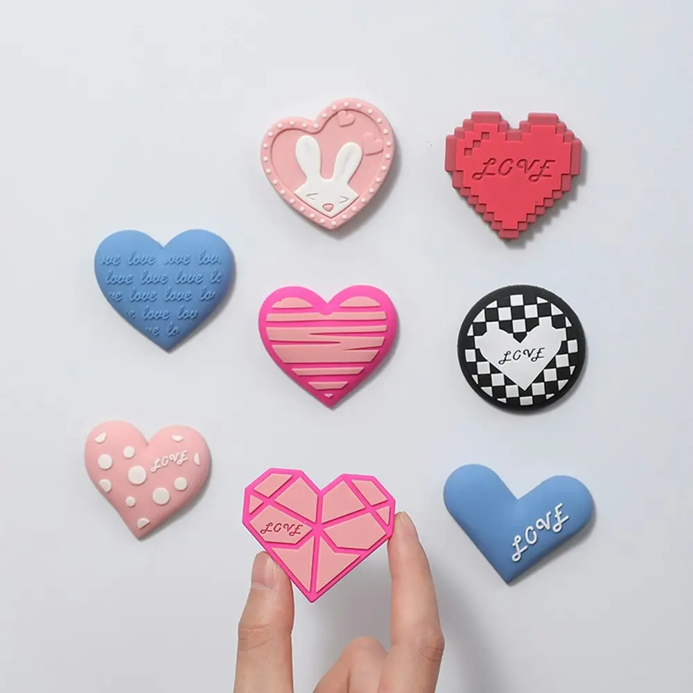 8 Pack Love Heart Fridge Magnet Message Board Magnetic Refrigerator Sticker - Home & Garden