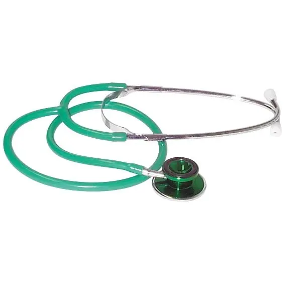 Livingstone Dual Head Stethoscope Latex Free Green Tube - Commercial