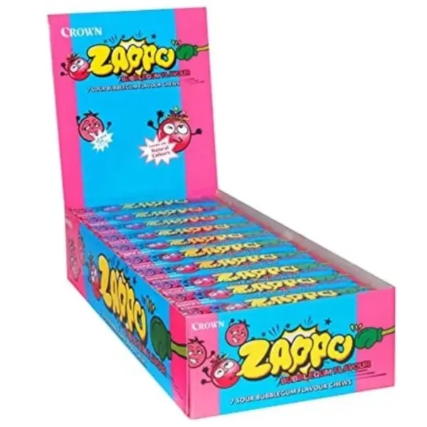 60pk Zappo Bubblegum flavour 26g - Groceries