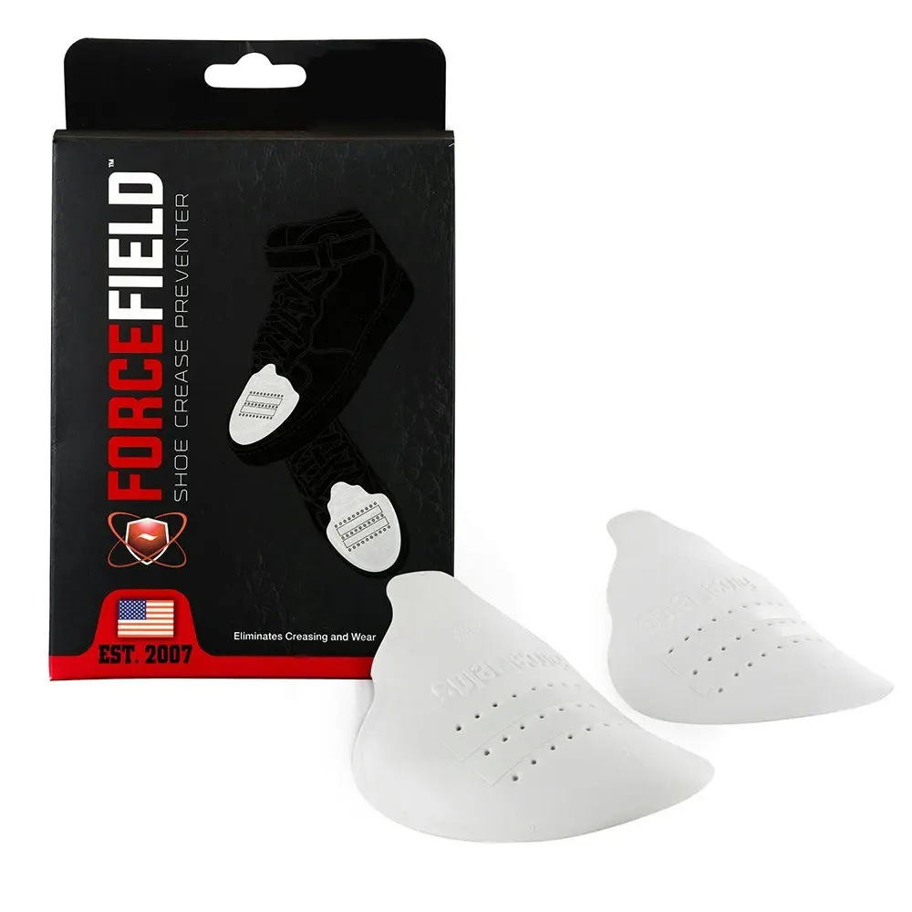 Forcefield Shoe Crease Preventer Sneakers Protectors w/ Adhesive Strips Large - Home & Garden