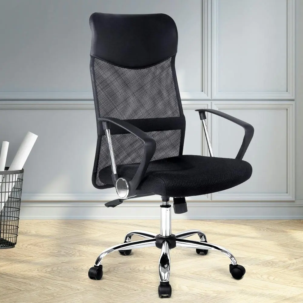 Alfordson High Back Ergonomic Mesh Office Chair Black - Save up to 70% Off Office Furniture Specials