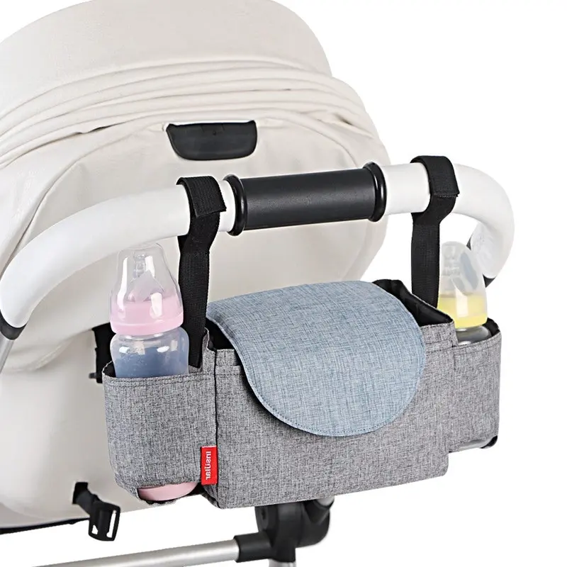 Universal Baby Stroller Organizer Diaper Storage Detachable Bag Pockets - Home & Garden