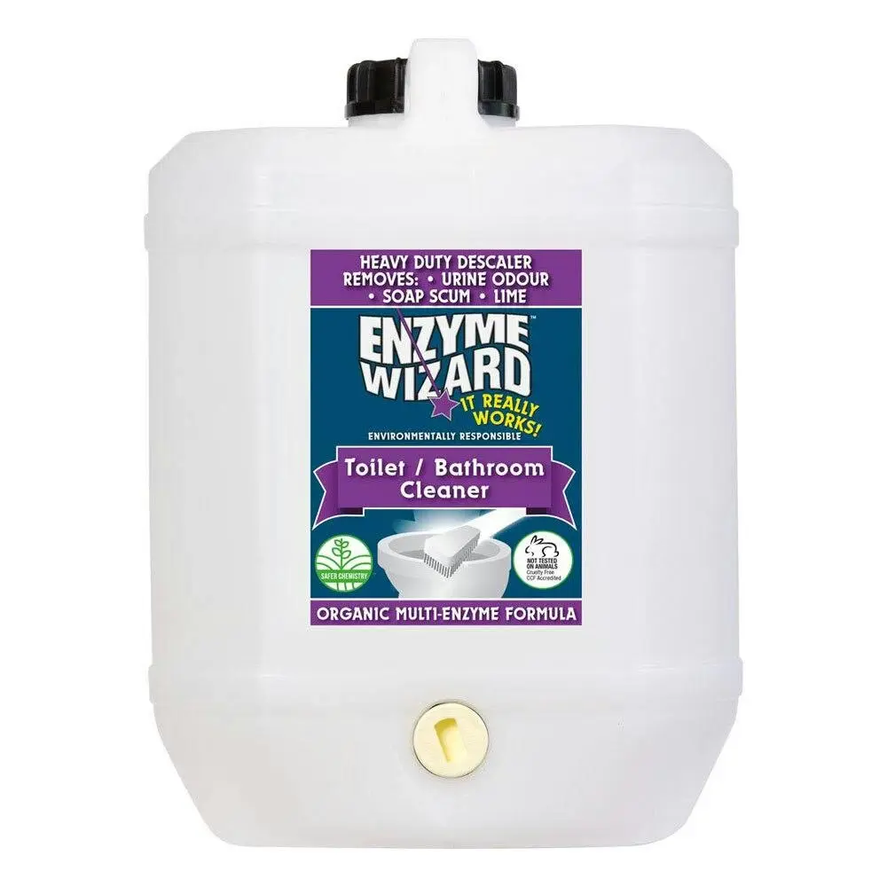 Enzyme Wizard Organic Toilet Bowl/Bathroom Urine Odour & Soap Cleaner Spray 10L - Home & Garden