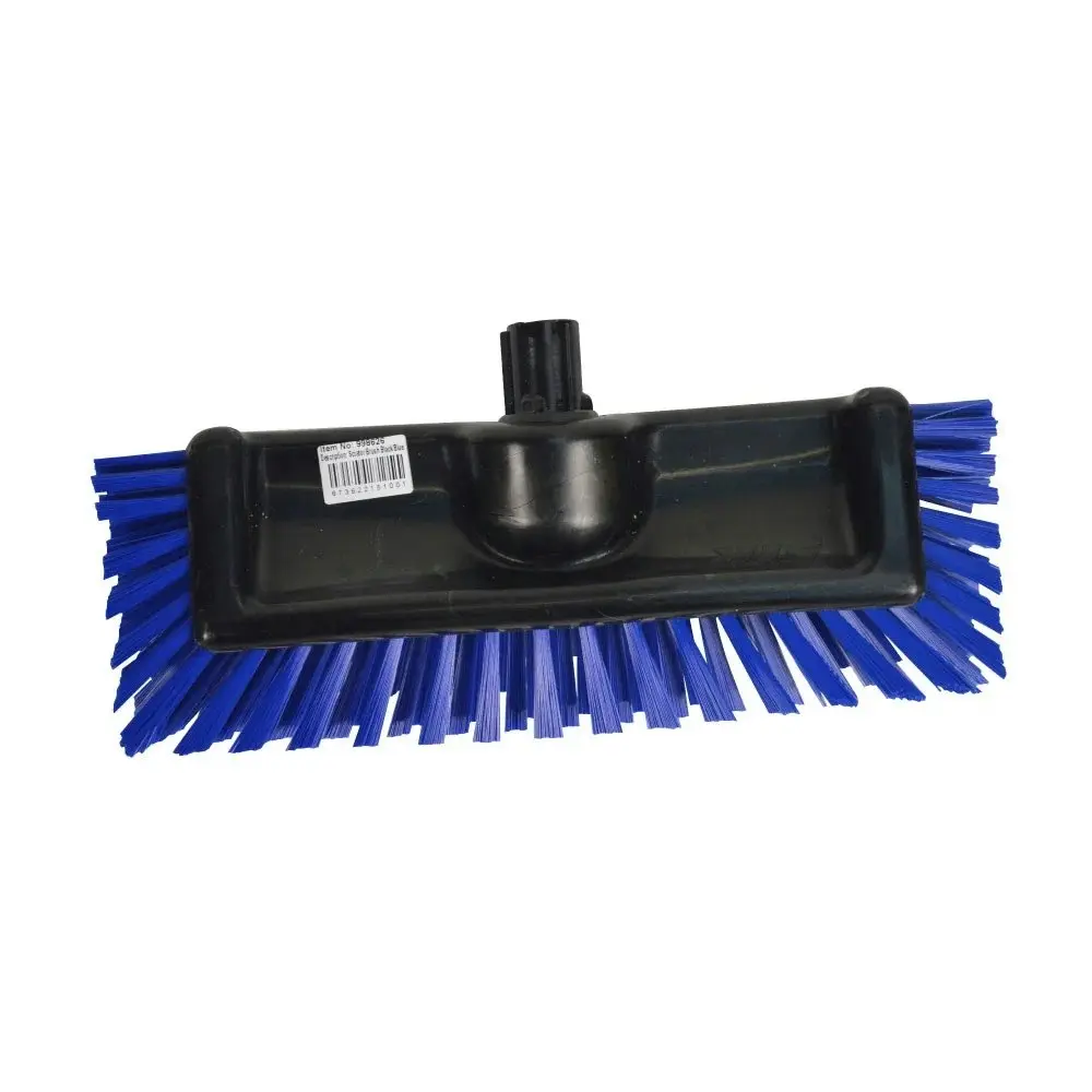 SYR Scrator Floor Brush Head w/ Side Bristles 29.5cm Scrubber Cleaning Blue - Home & Garden