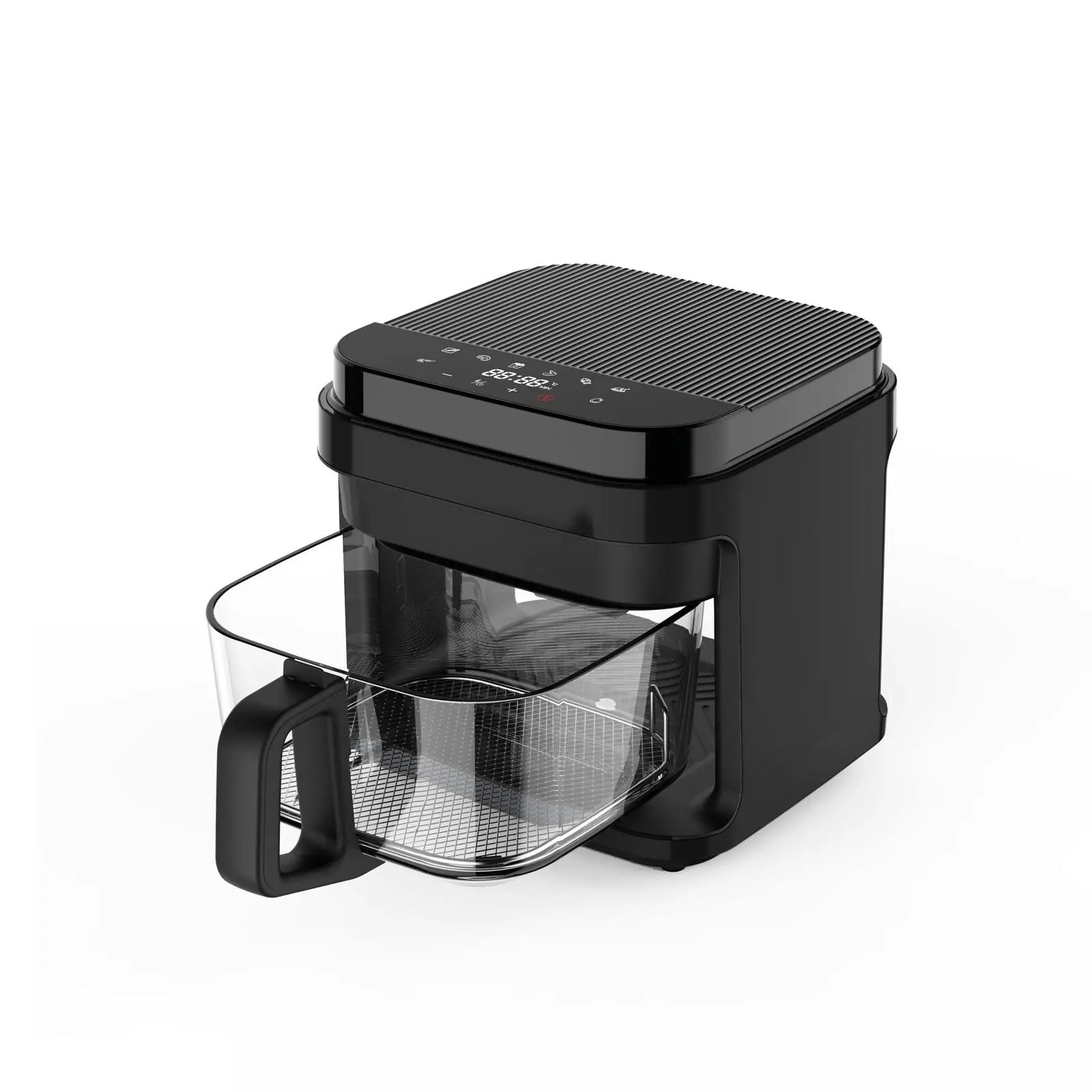 6.5L Glass Digital Air Fryer Oven, 1200W, >200°C, Easy Cleaning - Home & Garden